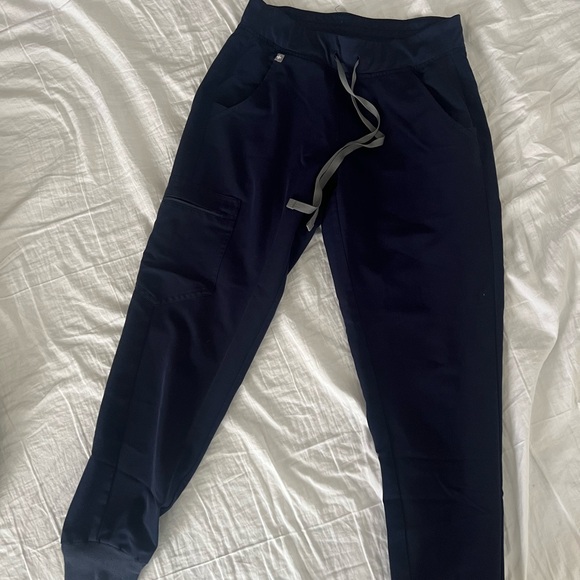 Figs Pants - Figs Navy Scrub joggers